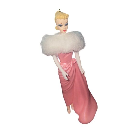 Hallmark Keepsake Barbie Enchanted Evening Ornament Pink 1996 Christmas Holiday - Picture 1 of 4